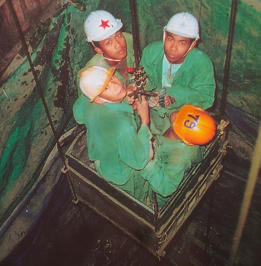 miners on the way to work miners on the way to work
