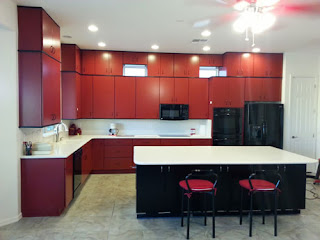 Phoenix Kitchen Remodeling Contractor cabinets, Countertops, Island and Tile Flooring