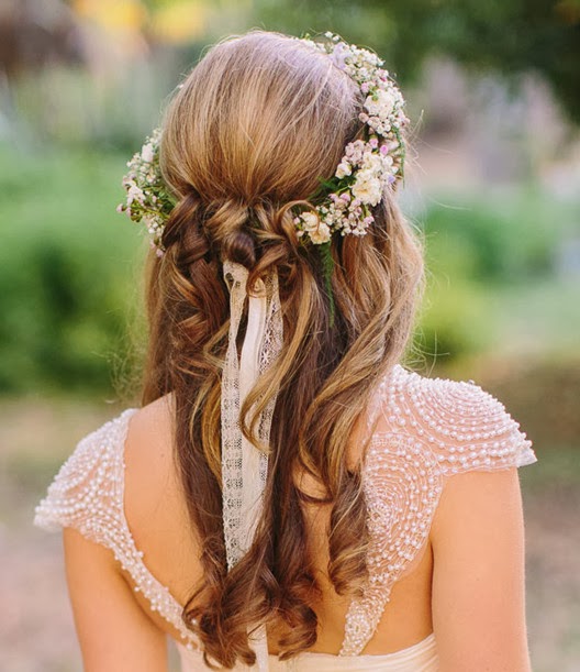 wedding hairstyles long style for wedding reception