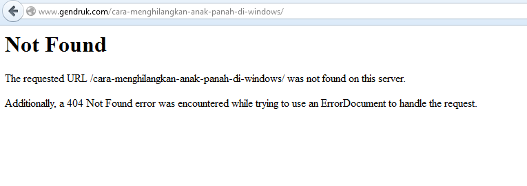 Not Found Mengatasi Not Found Ketika Akses Page di Wordpress