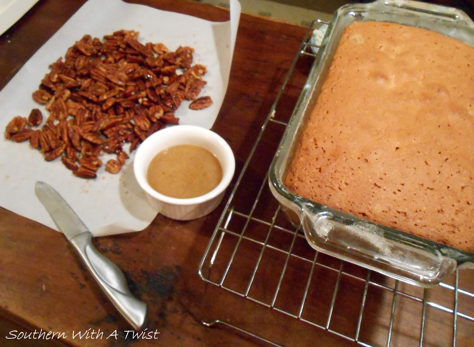 Southern With A Twist Southern Candied Pecan Pound Cake