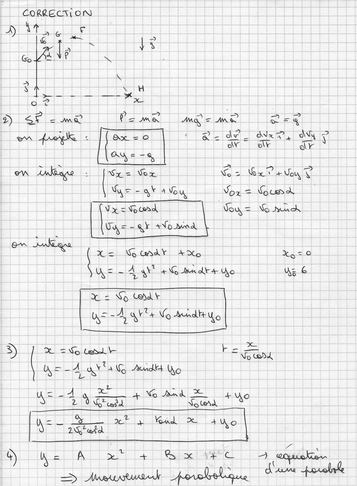 Exercices Corriges De Forces Et Le Principe D Inertie Seconde Pdf