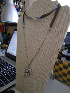 chain and ribbon necklace