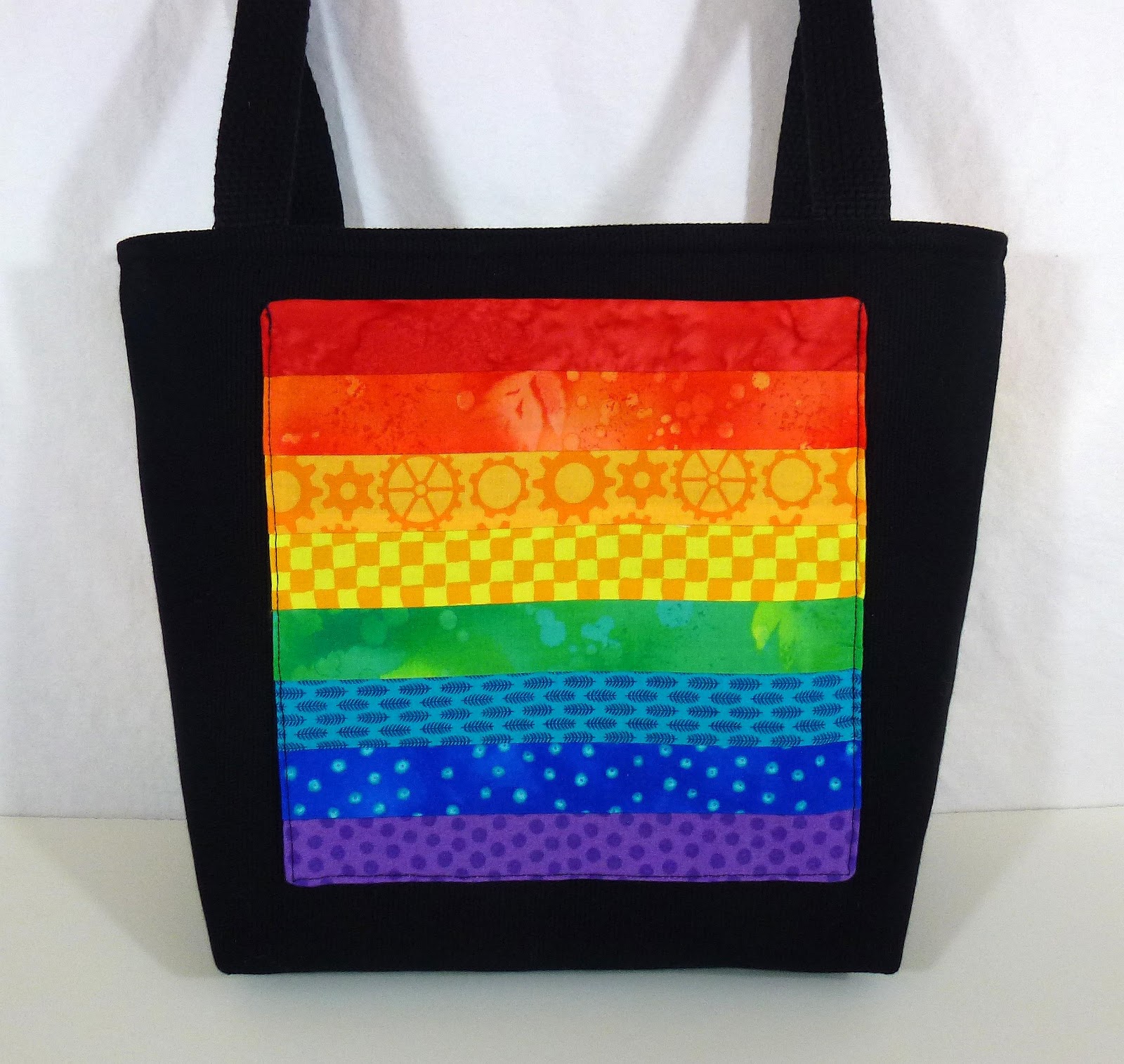 Leslie's Art and Sew Rainbow Bag