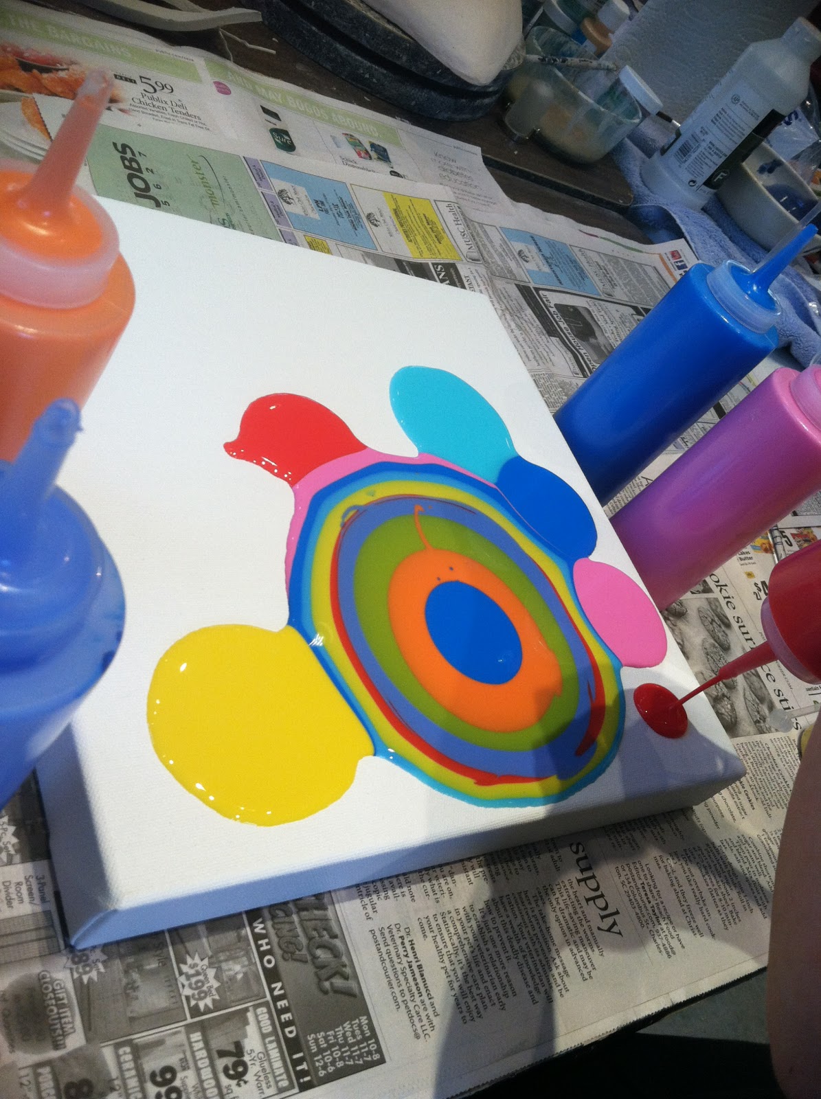 Kelly Thiel Studio » Painting Tutorial Liquitex Pouring Medium