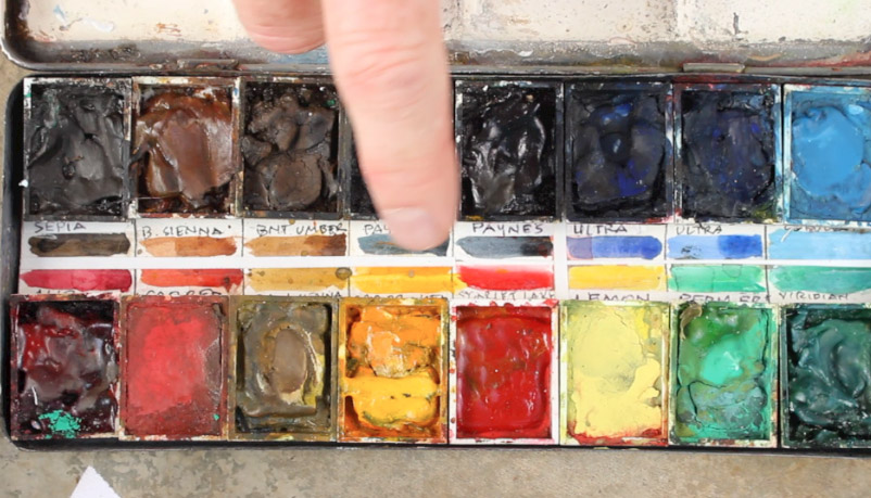 53 Pieces Watercolor Paint Palette and Half Pans Set, Watercolor Tin Box  Metal Palette Paint Case with Lid Empty Watercolor Pans with Black Storage  Ba