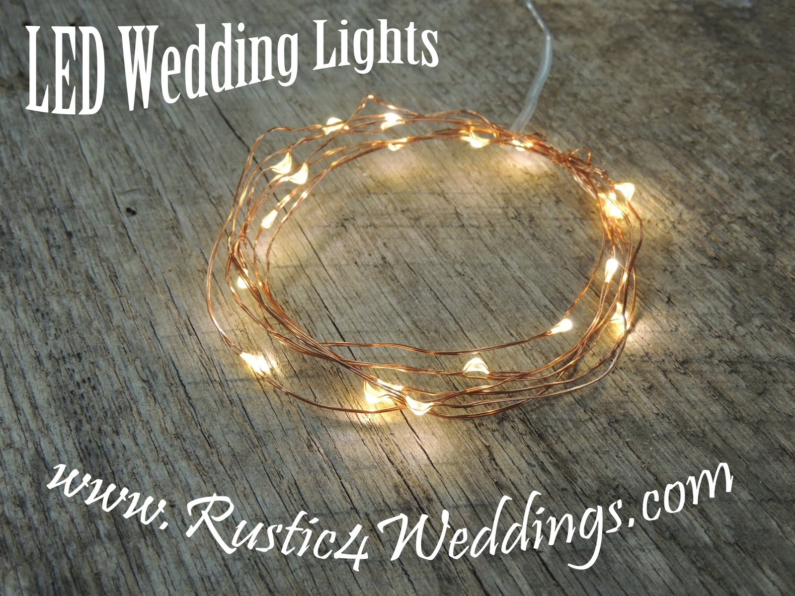 Rustic 4 Weddings: LED Fairy Lights- Battery Operated String Lights- Wedding Lights- Decorations ...