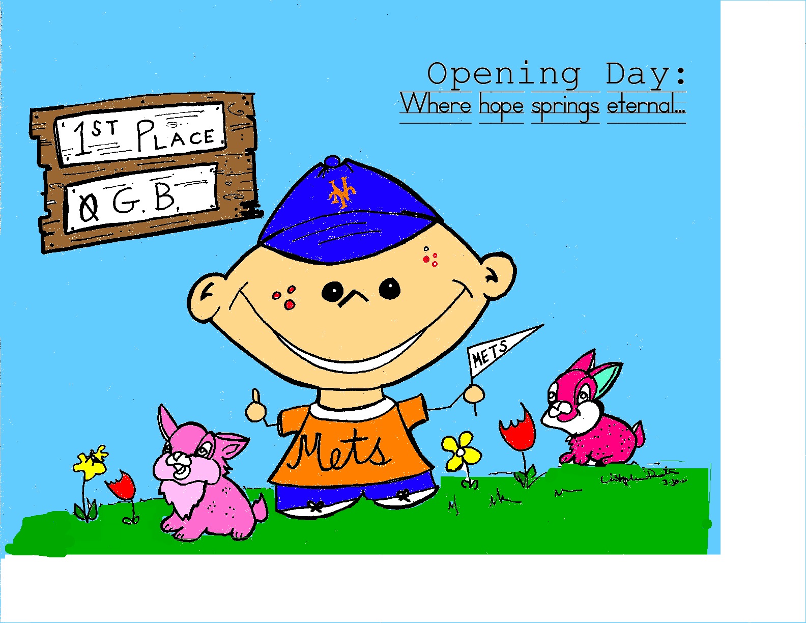 Mets In Stitches Opening Day Hope Springs Eternal