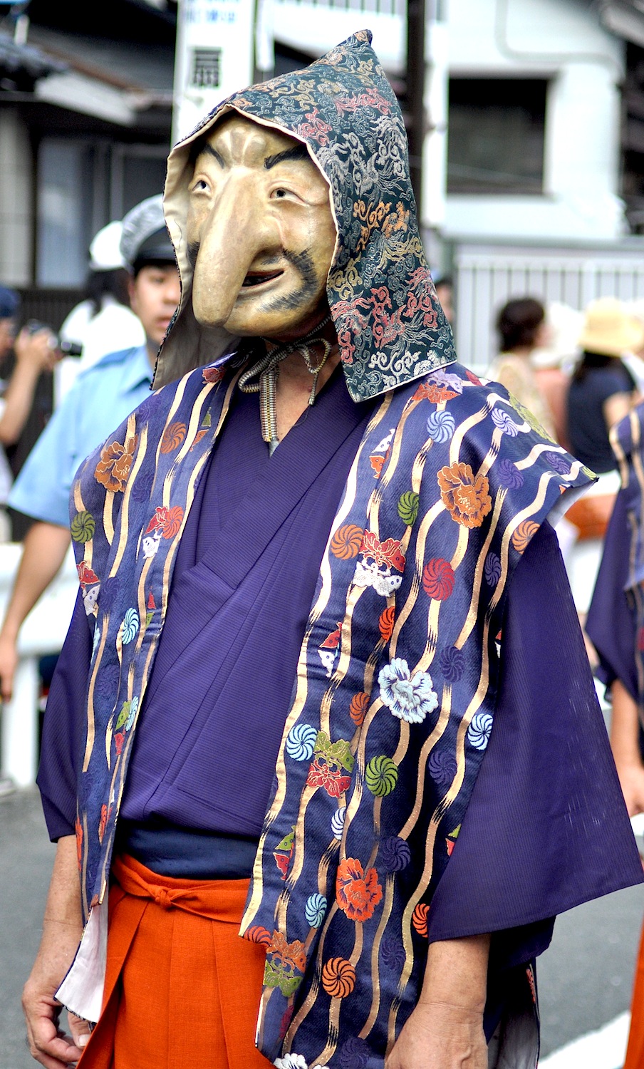 Menkake Gyoretsu Japanese Mask Festival in Kamakura