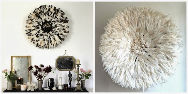 Eskayfeathers Feather Wall Art African Juju Hat