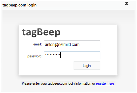 login Memantau Situs Uptime dari Desktop dengan tagBeep Net