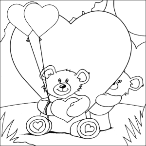 Dibujos para colorear de Corazones Plantillas para - Imagenes De Corazones De Amor Para Dibujar