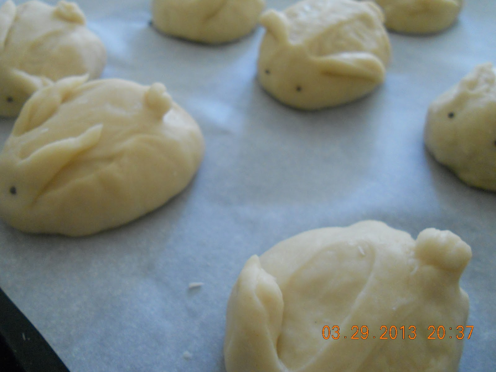 to my kitchen ) Bunny Bread Rolls