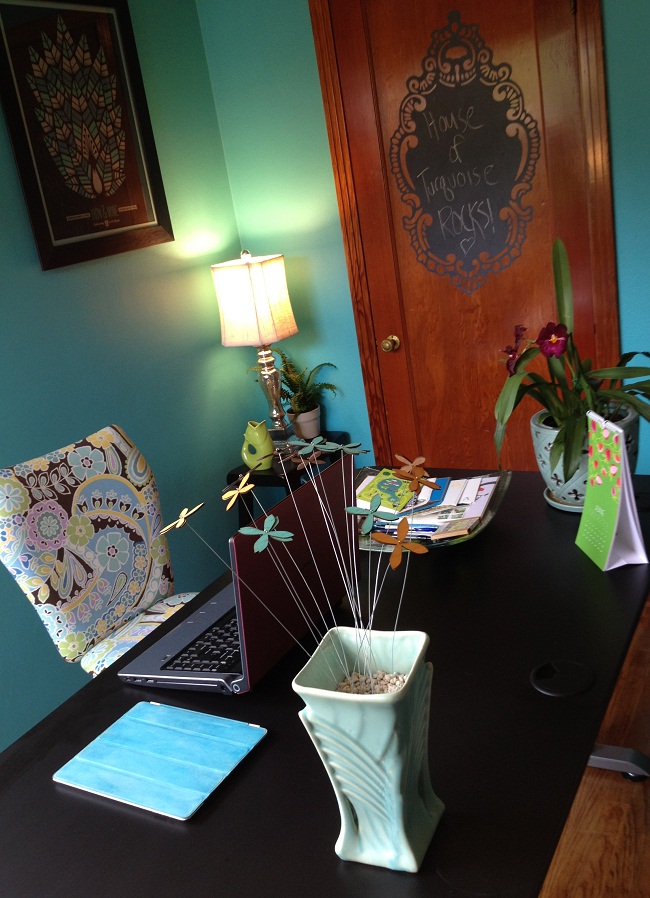 Just my desk, I know. Check out Erin's most for a few more shots.