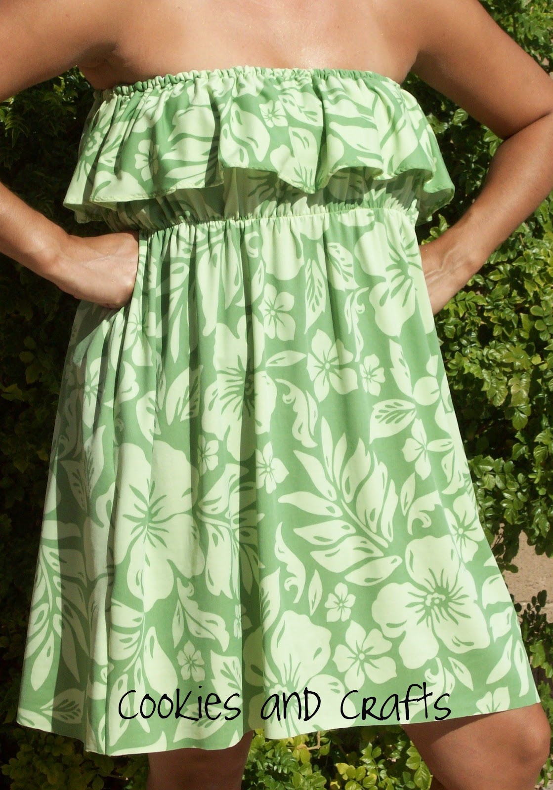 Cookies and Crafts Hawaiian Swimsuit CoverUp