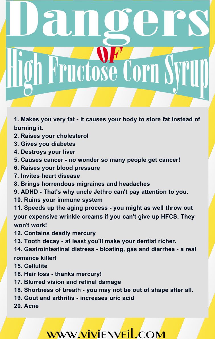 Foods High In Hfcs Foods High In Hfcs