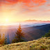 Stunning mountain sunrise wallpaper