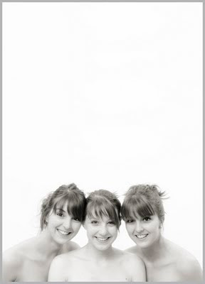 Portrait de jeunes filles triplettes beuvry pas de calais nord bernard dollet photographie