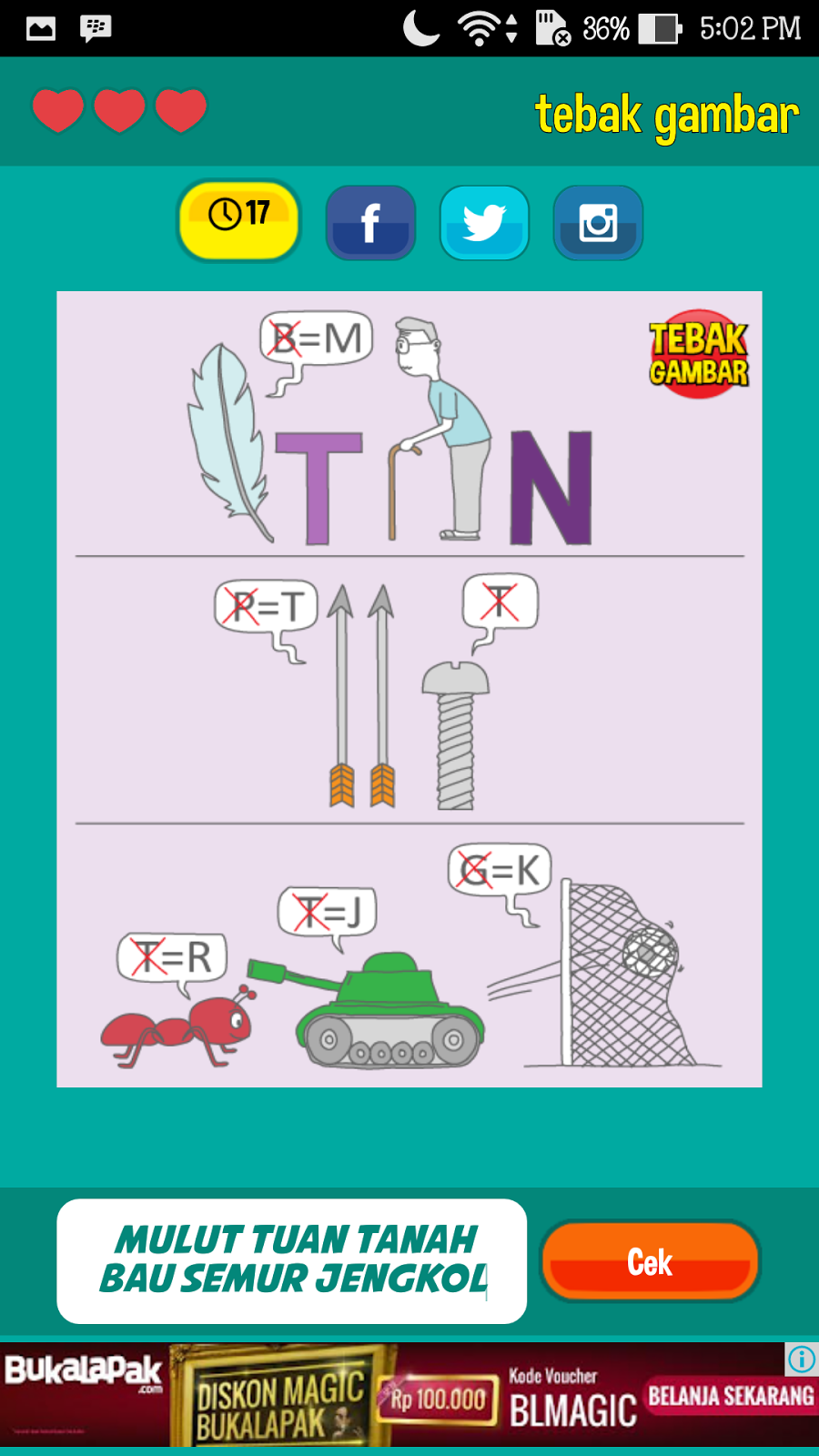 Jawaban Tebak Gambar Beserta Gambarnya Level 14 (New Jawaban Tebak Gambar Beserta Gambarnya Level 14 (New