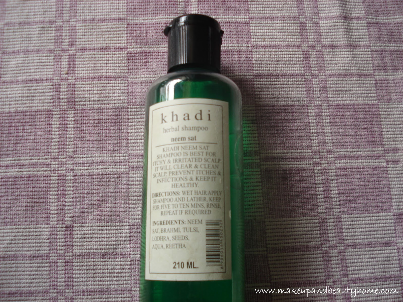 Khadi Herbal Neem Sat Shampoo Review