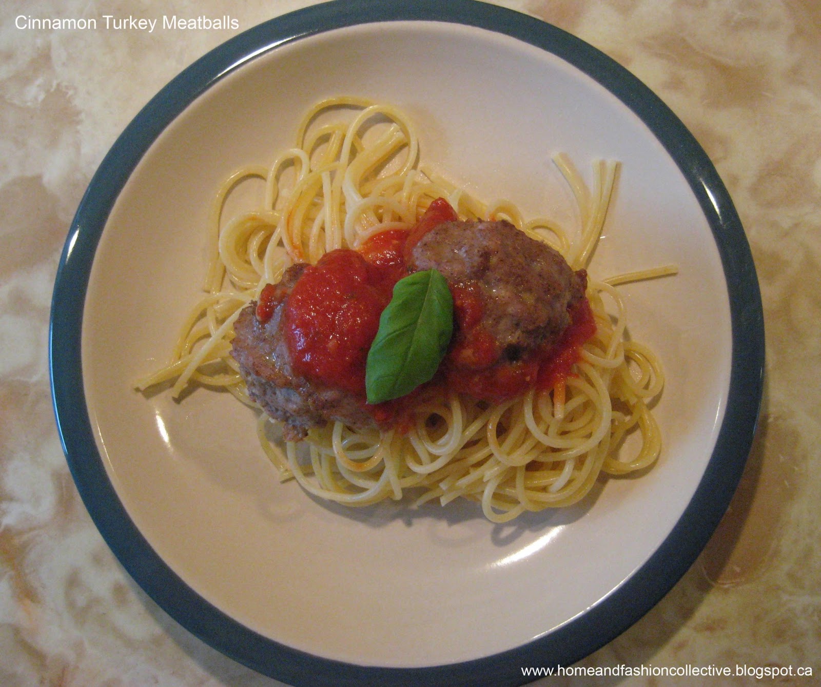 Home and Fashion Collective Cinnamon Turkey Meatballs