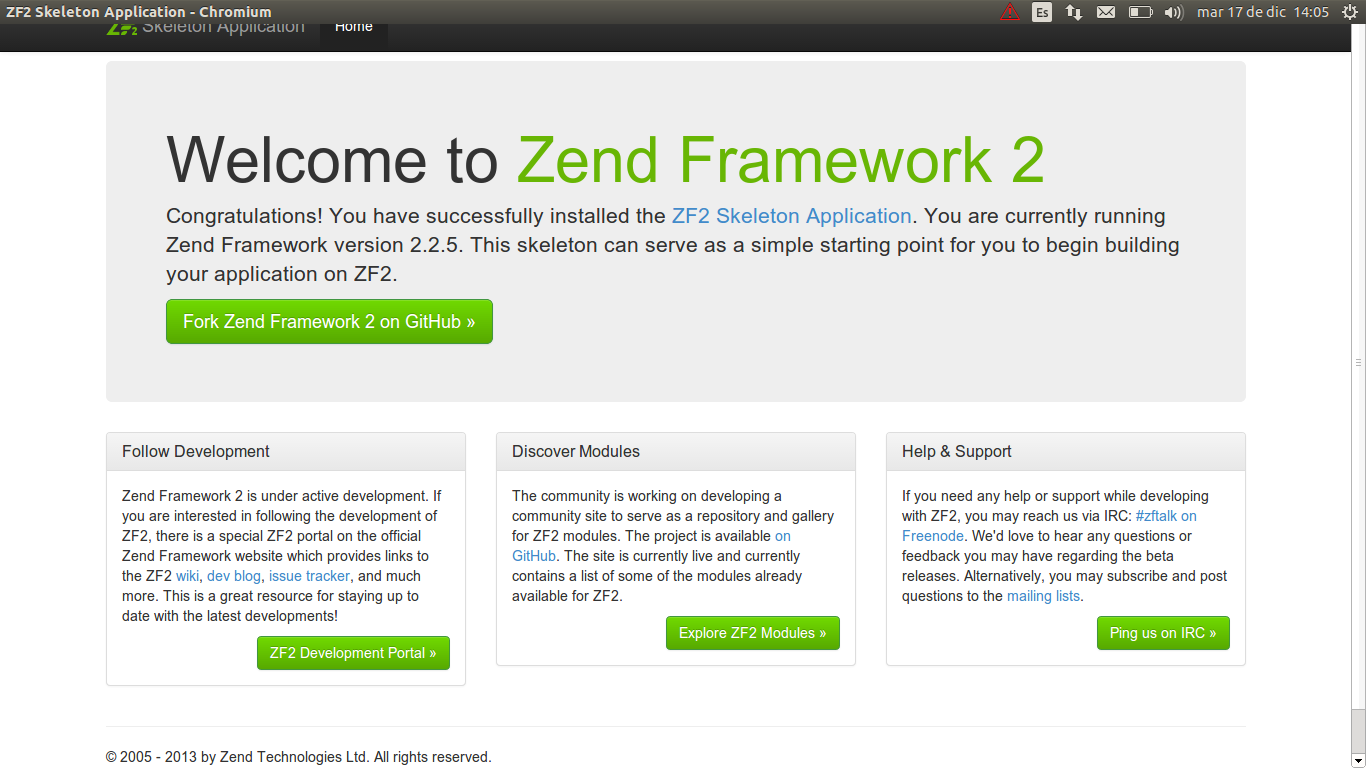 DriveMeca instalando Zend Framework2 paso a paso
