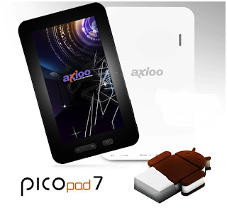 harga axioo picopad 7, spesifikasi tablet android ics lokal, fitur dan gambar tablet lokal axioo picopad 7, tablet android satu jutaan