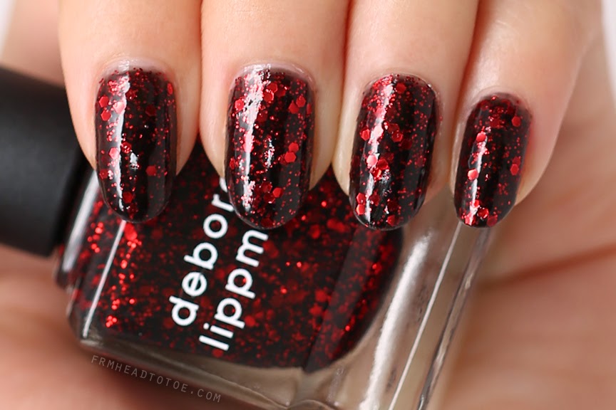 Manicure Monday Deborah Lippmann Ruby Red Slippers From Head To Toe Manicure Monday Deborah Lippmann Ruby Red Slippers