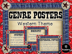https://www.teacherspayteachers.com/Product/Genre-Posters-Western-Theme-1991646