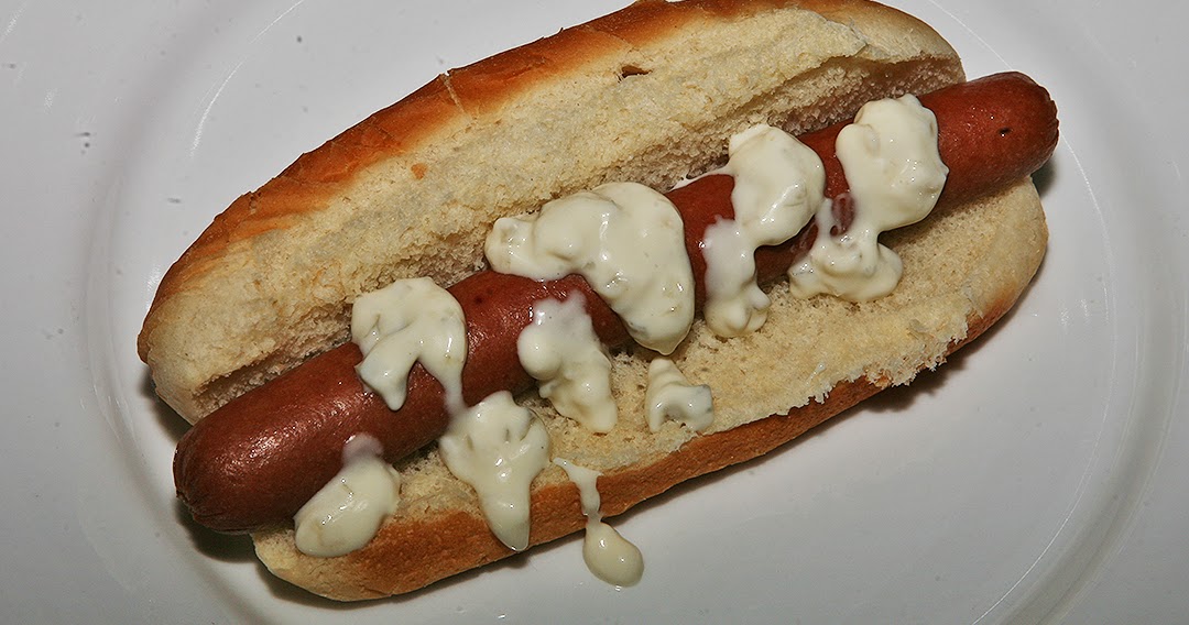 The Shit I Eat Hot Dog with Tartar Sauce