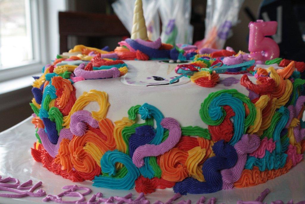 The Pospolita Project: Lisa Frank inspired Unicorn cake