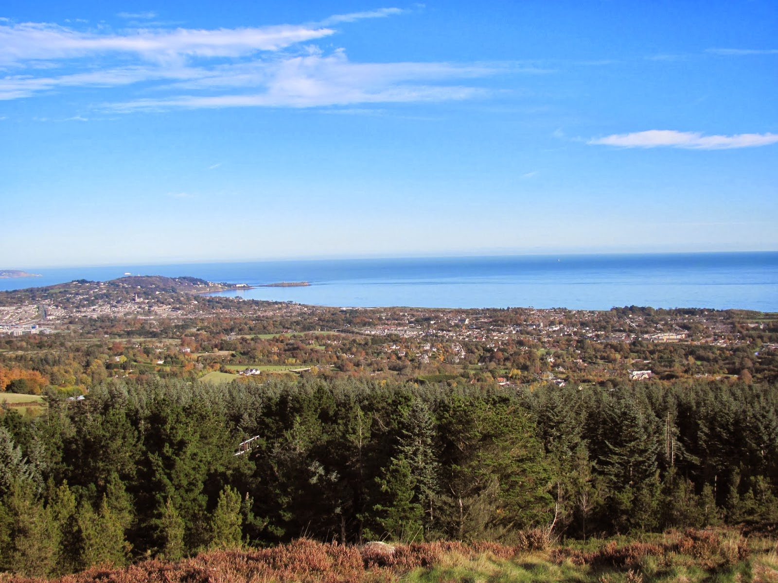 View from Carrickgolligan One side of the view from the peak of Carrickgolligan Co. Dublin