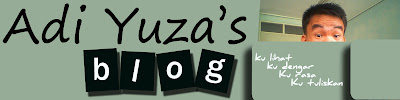 Adi Yuza's blog