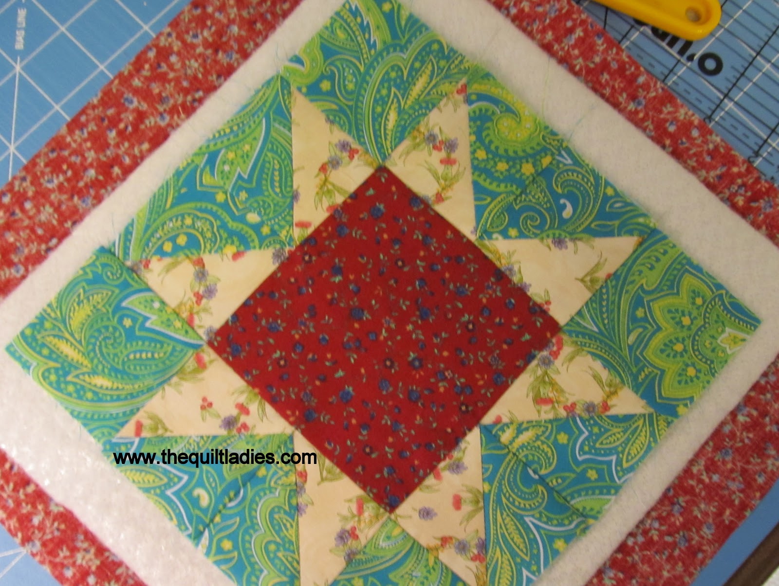 The Quilt Ladies How to make Quilted Hot Pads