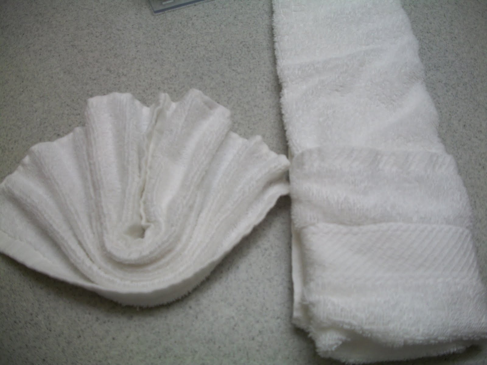 Cats, Kids and Crafts Fancy Fold Towels