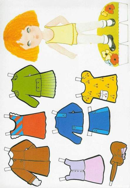 MUNEQUITAS RECORTABLES munequitas recortables: