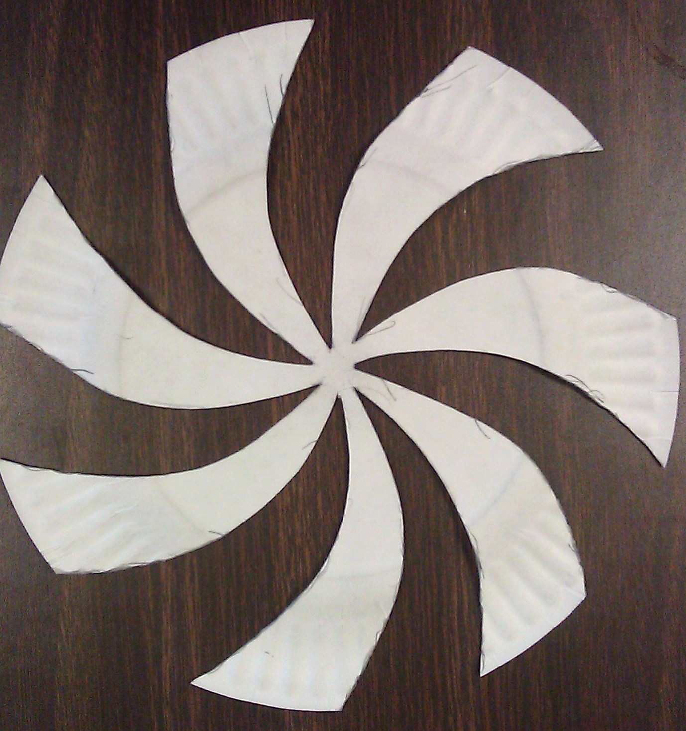 Paper Plate Peppermint Template