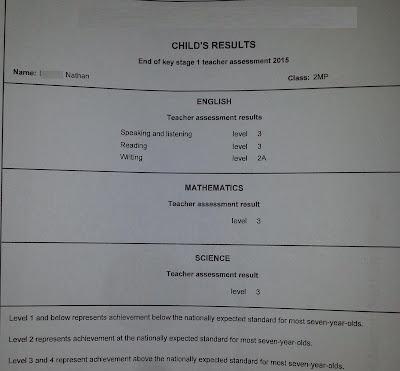 Nathan's SAT Results