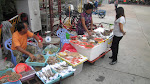 Dried fish market.