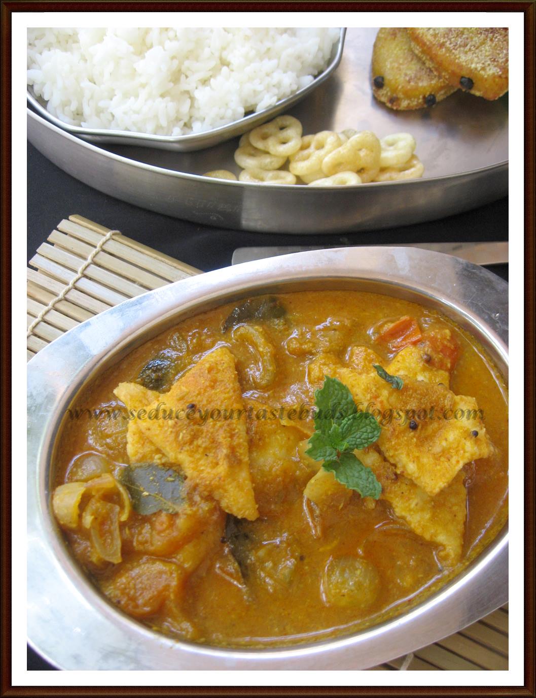 Chettinad Saiva Meen Kuzhambu Chettinad Vegetarian Fish Curry