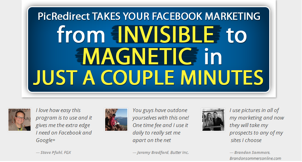 Pic Redirect For facebook