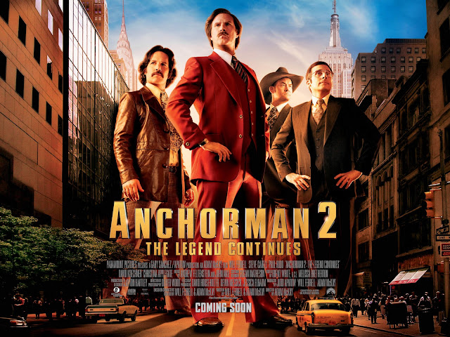 ANCHORMAN 2: THE LEGEND CONTINUES POSTER