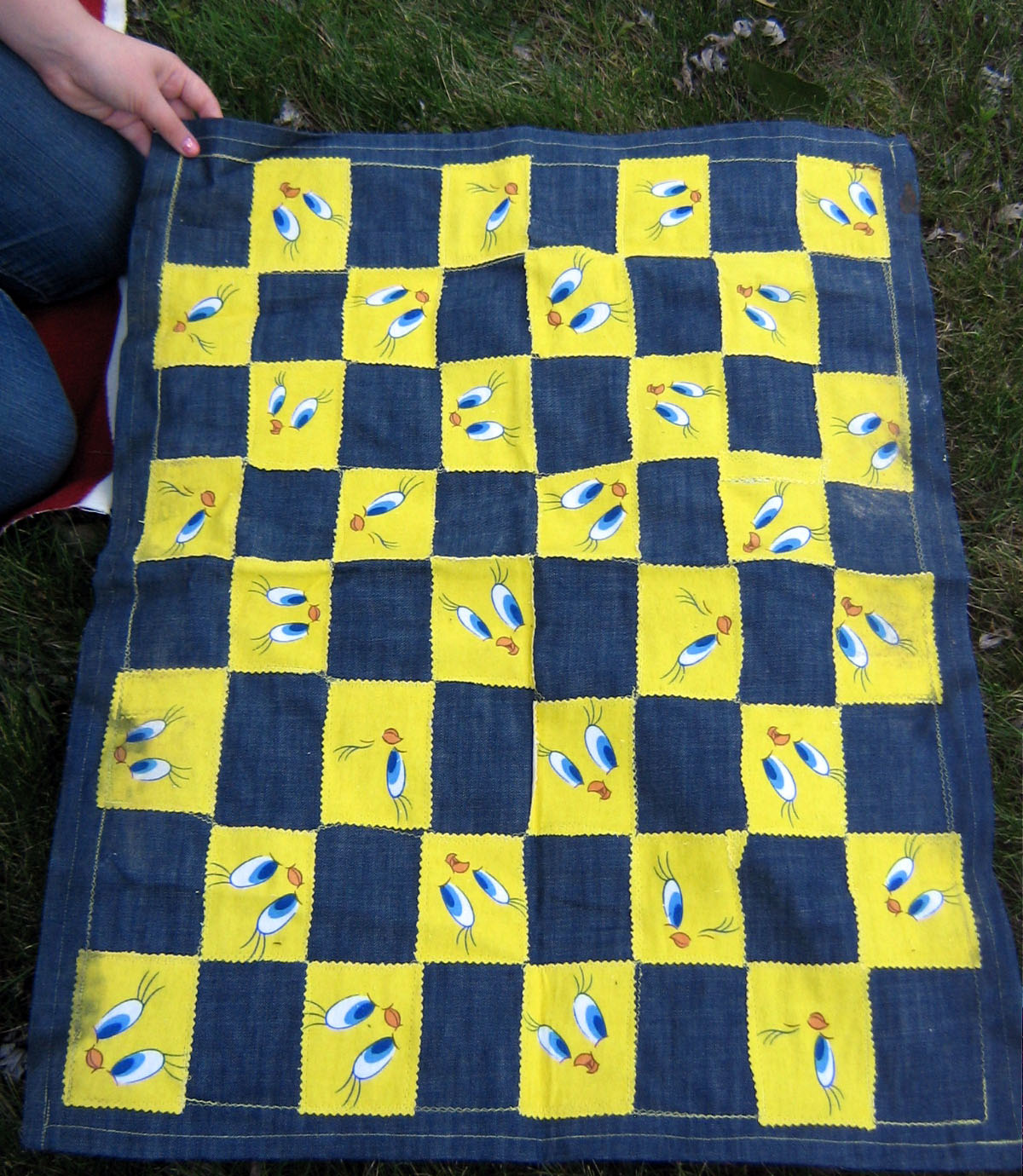 The Wicked jypsi Homemade Outdoor Game Mats Hopscotch & Checkers & a
