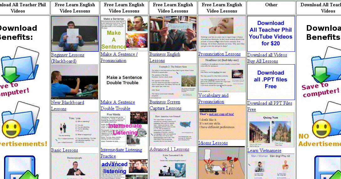 Best Free English Learning Resources Teacher Phil