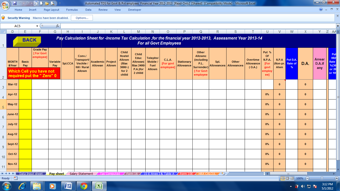 pay scale calculator
