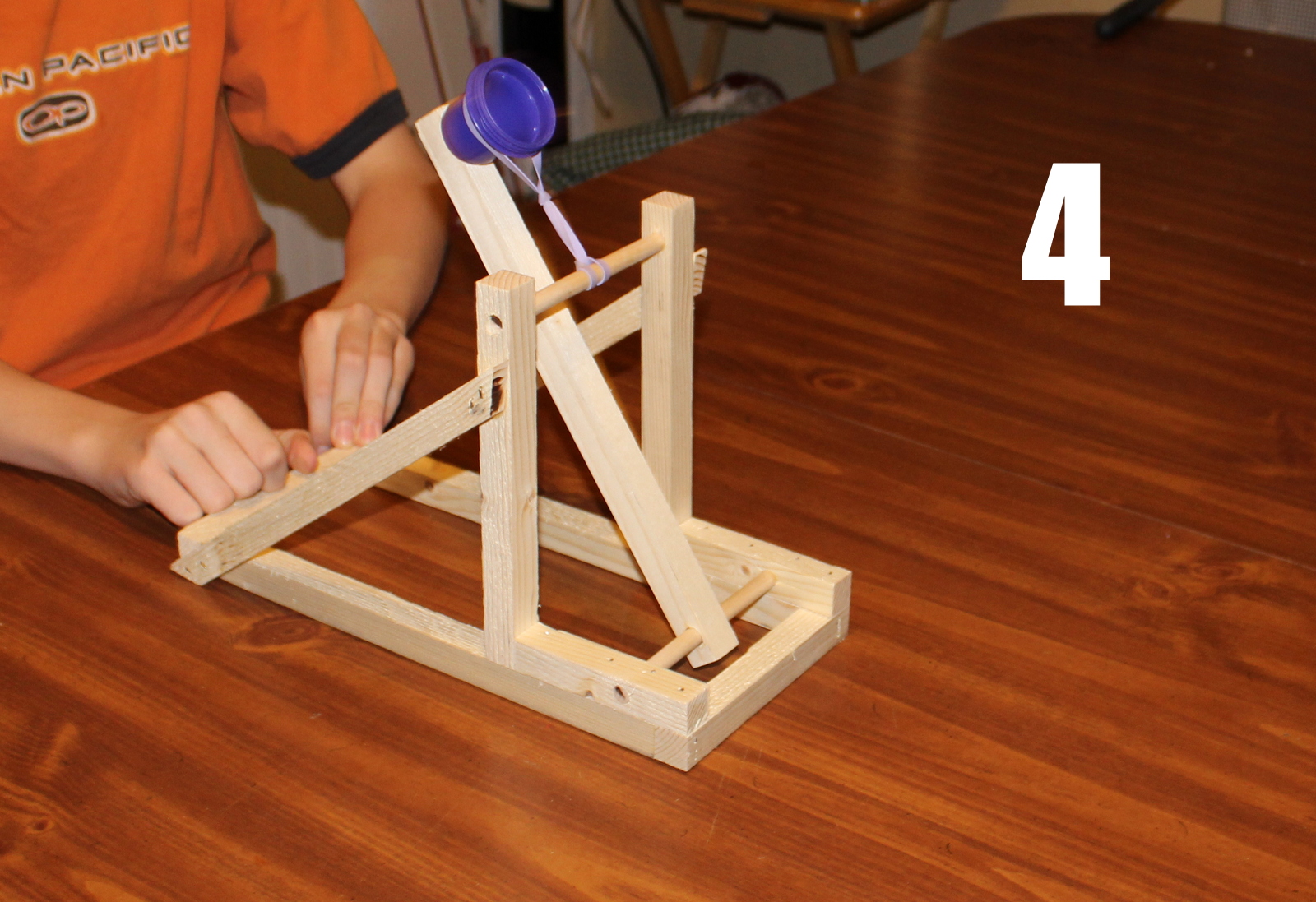 What is an idea for a school catapult project?