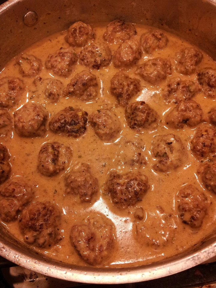 Simply YUM! Swedish Meatballs with Brown rice