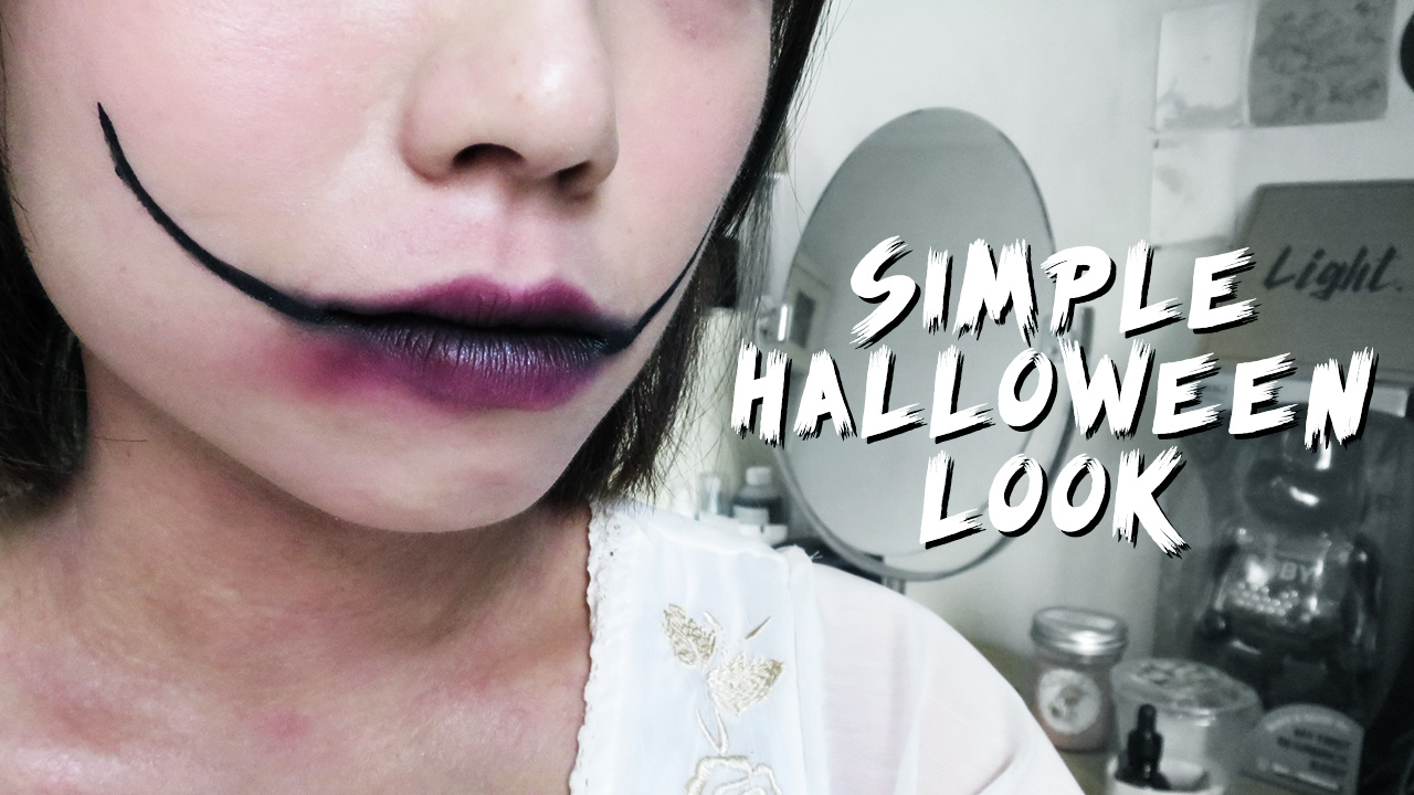 easy halloween makeup evil smile joker ryuk
