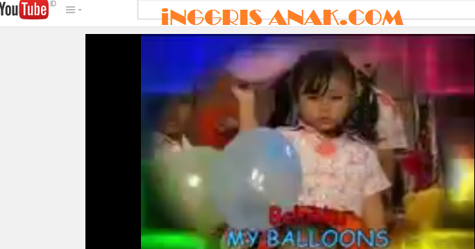 Balonku ada lima versi Inggris baru di You Tube BAHASA