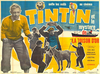 Tintin, taking the title literally and wearing an actual golden fleece